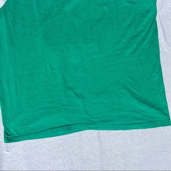 Vintage emerald green Waikiki Beach Hawaii tank top size XL - Picture 6 of 9